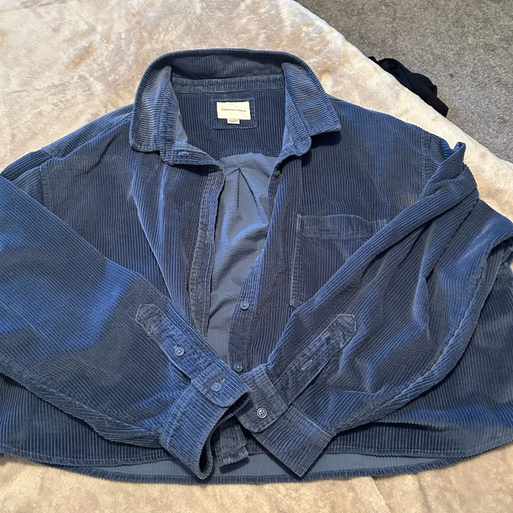Cropped corduroy jacket